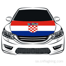World Republic Republic of Croatia Flag Car Hood flag 100 * 150cm Republic of Croatia Hood Flag